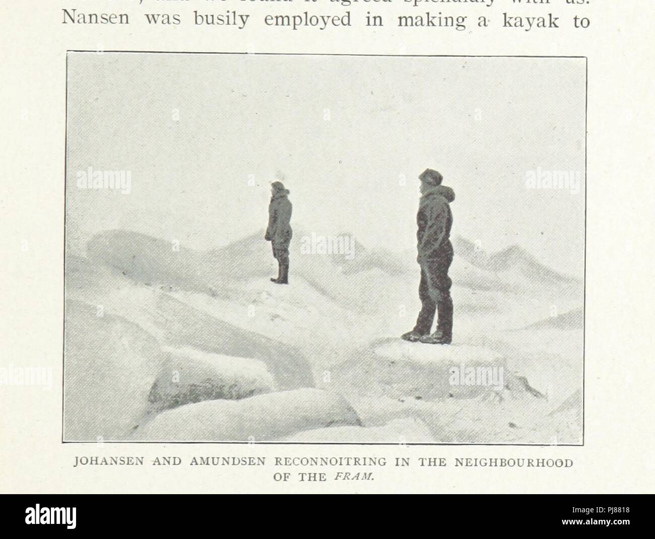 Image  from page 147 of 'With Nansen in the North  a record of the Fram expedition in 1893-96. ... Translated from the Norwegian by H. L. Br ækstad. [With illustrations.]' . Stock Photo
