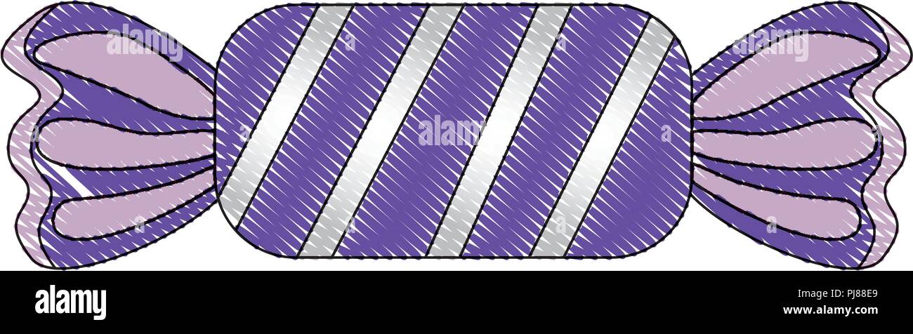 sweet candy wrapper isolated image vector illustration Stock Vector ...