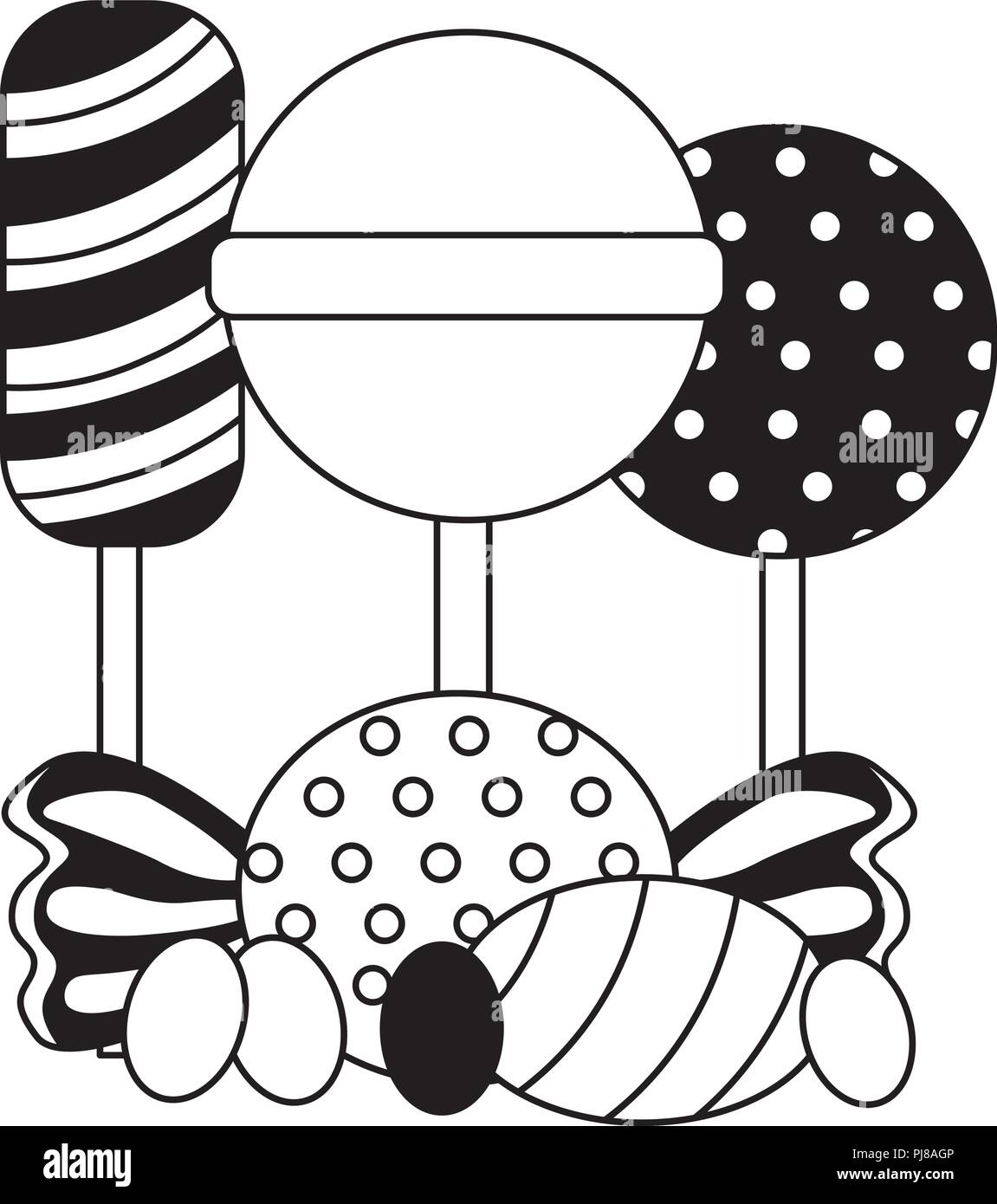 sweet candies isolated icon Stock Vector Image & Art - Alamy
