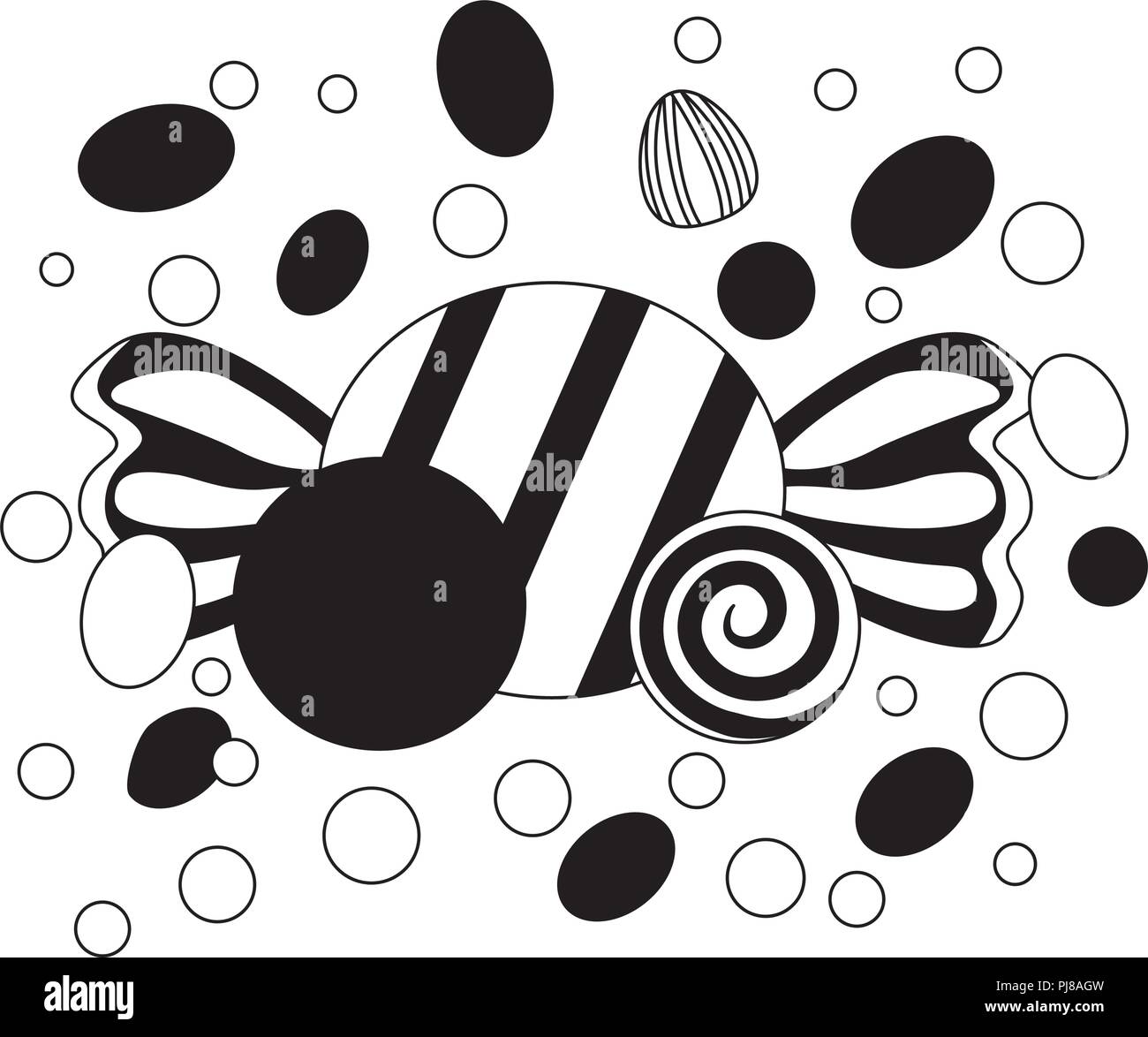 sweet candies isolated icon Stock Vector Image & Art - Alamy