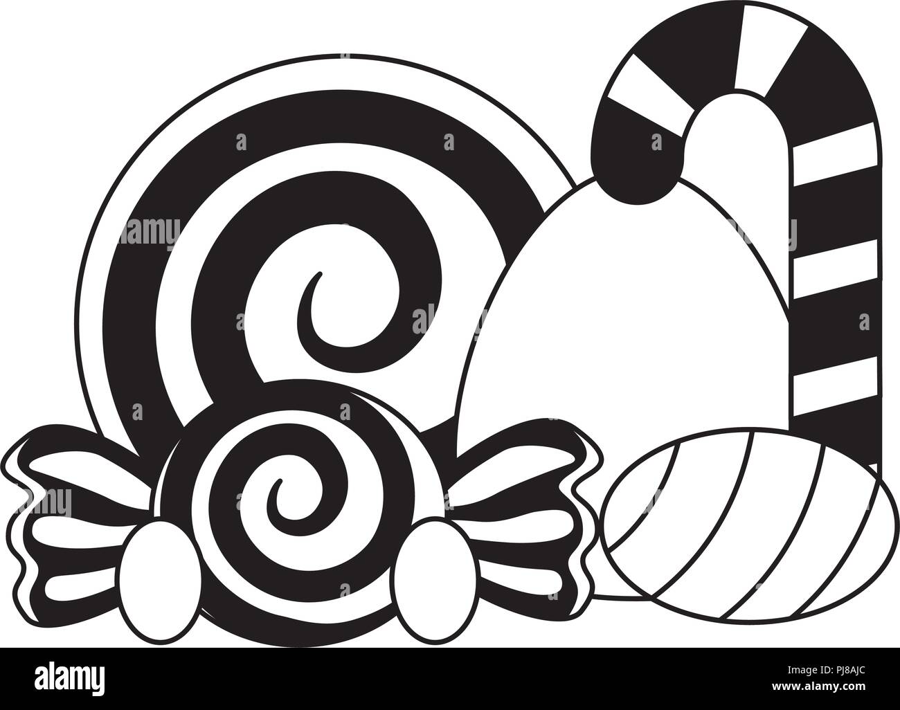 sweet candies isolated icon Stock Vector Image & Art - Alamy
