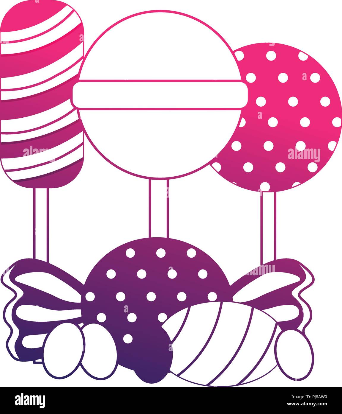 sweet candies isolated icon Stock Vector Image & Art - Alamy