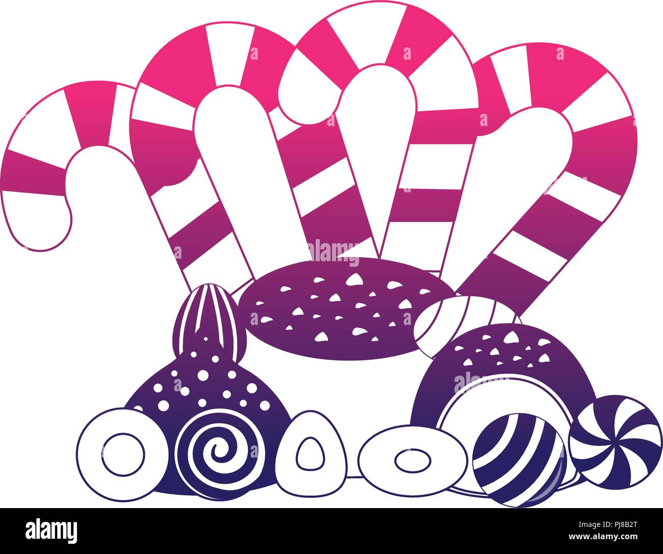sweet candies isolated icon Stock Vector Image & Art - Alamy