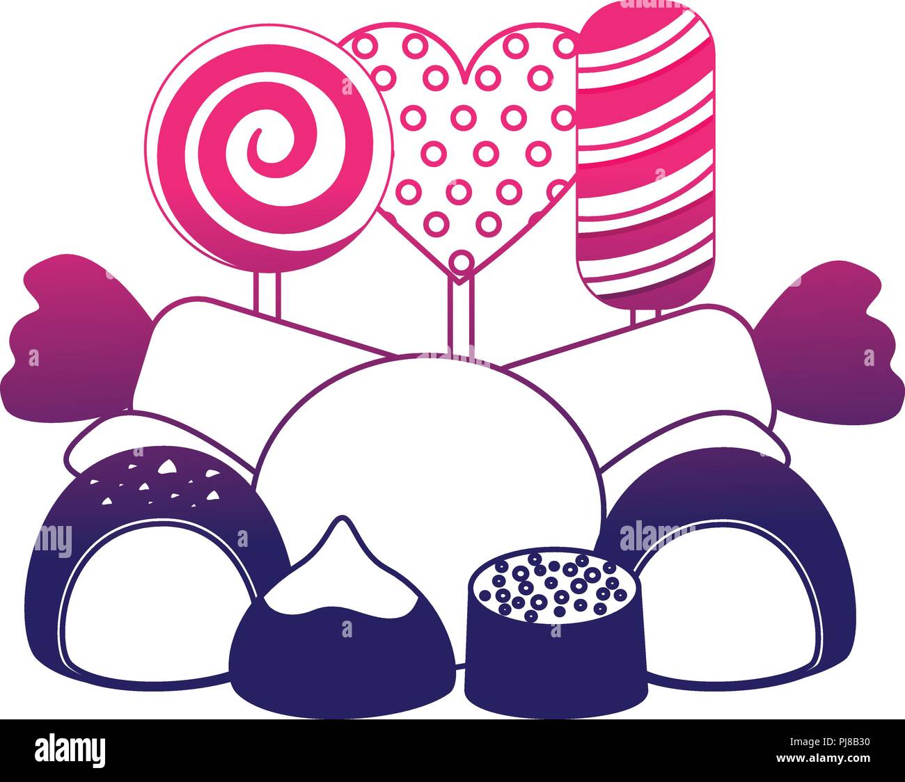 sweet candies isolated icon Stock Vector Image & Art - Alamy