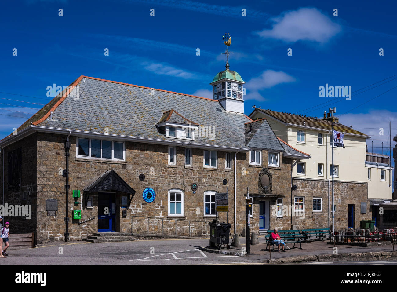 Newlyn harbour, one of the largest fishing ports, Cornwall, England, U