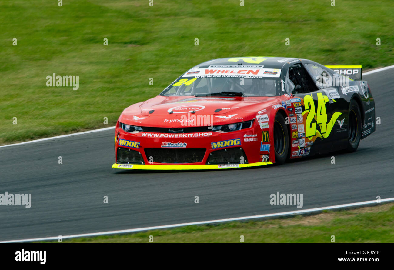 All these pictures were captured at American speedfest at Brands Hatch UK. Stock Photo