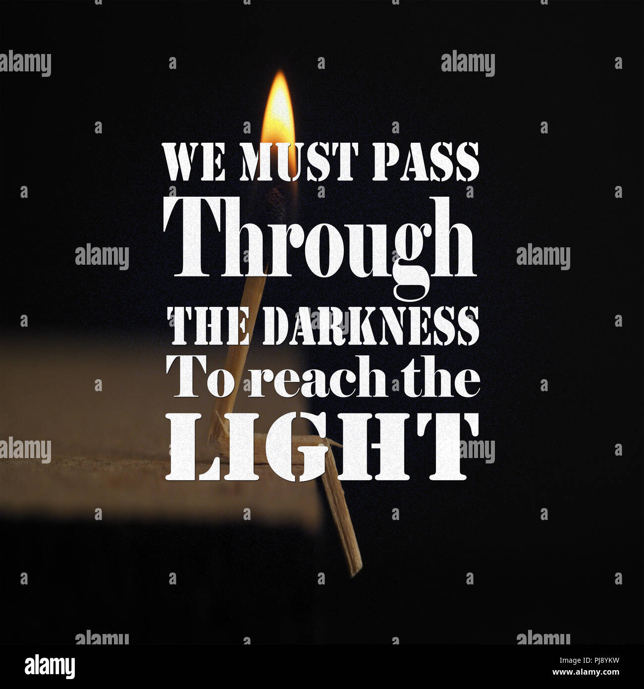 Inspirational Quotes: We must pass through the darkness to reach ...