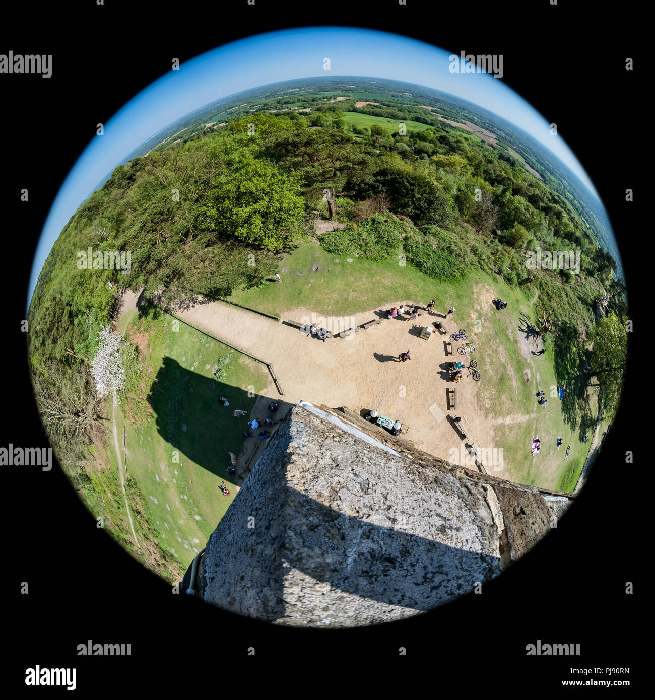 Leith hill surrey and sun hi-res stock photography and images - Alamy