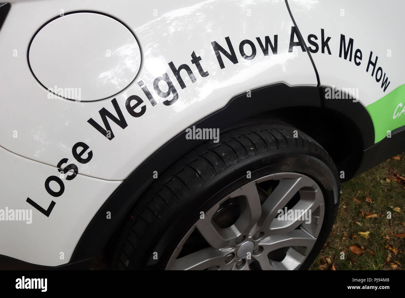 Feel Great Now Ask Me How signwritten on a Herbalife Health Coach Range ...