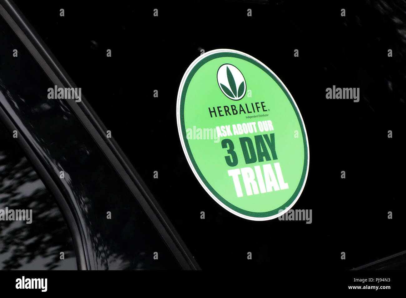Herbalife 3 day trial offer sticker hi-res stock photography and images -  Alamy