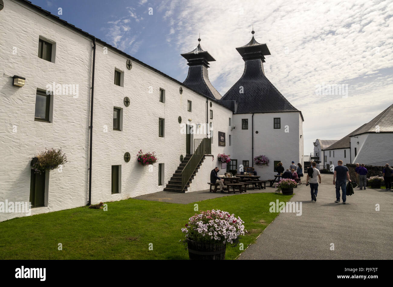 Ardbeg Scotch Whisky Distillery, Islay, Scotland Stock Photo
