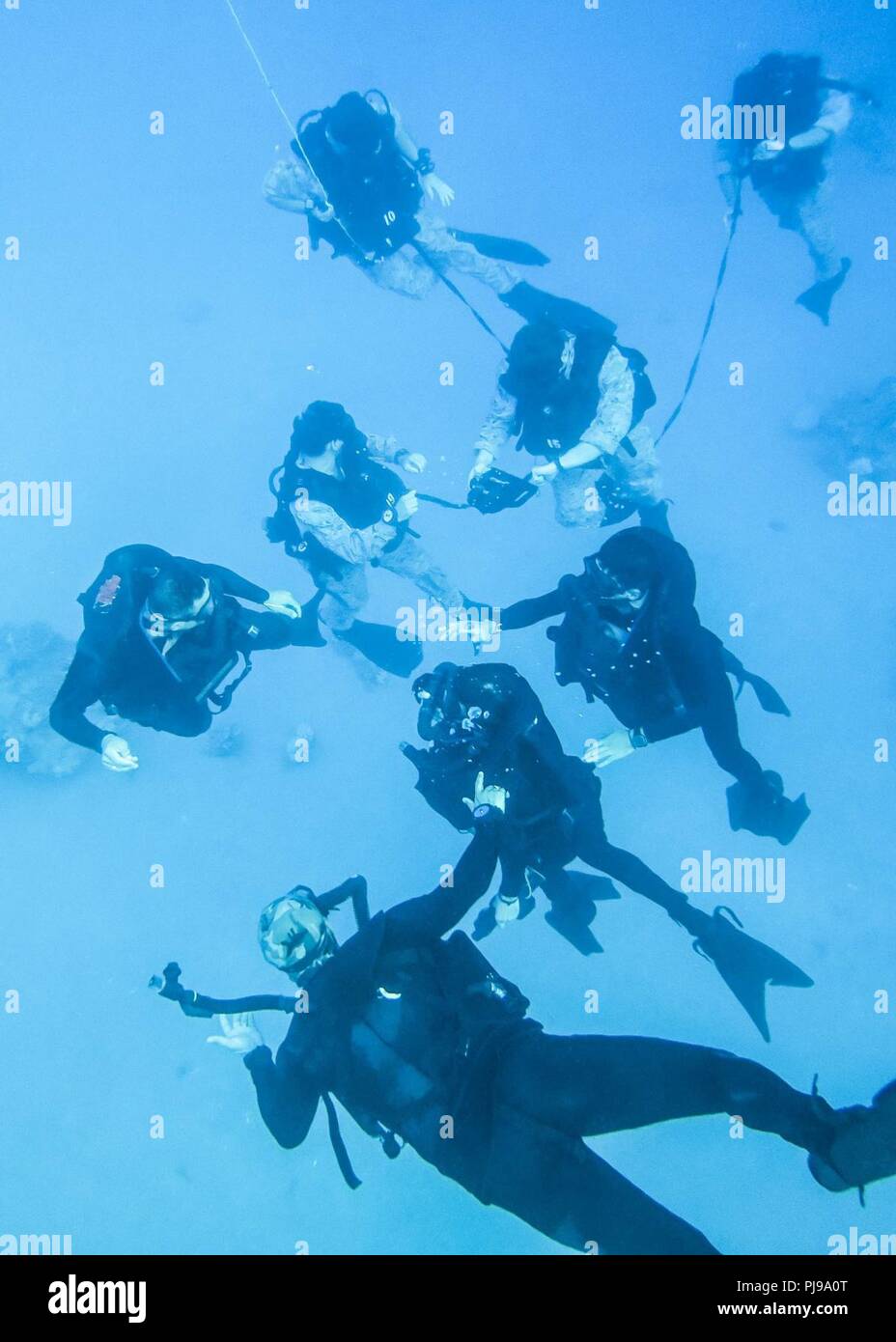 AQABA, Jordan (July 8, 2018) U.S. Marines with Maritime Raid Force (MRF