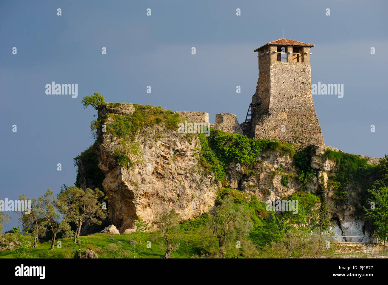 Fortress, Kruja, Krujë, Durrës Qark, Durres, Albania Stock Photo Alamy