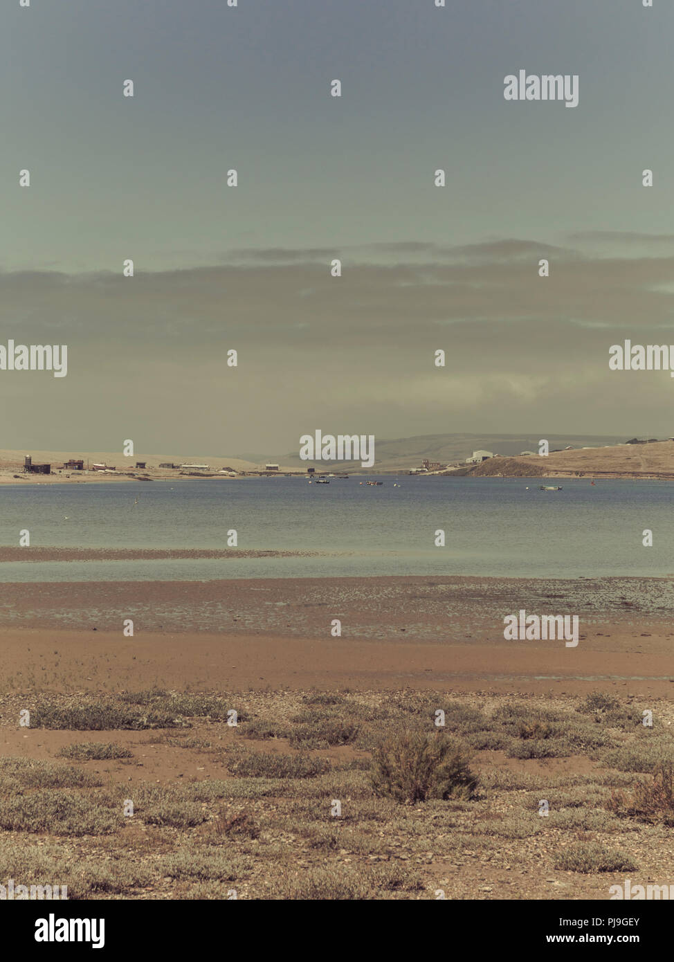 Fleet Lagoon at Chesil beach, Dorset, England, UK Stock Photo Alamy