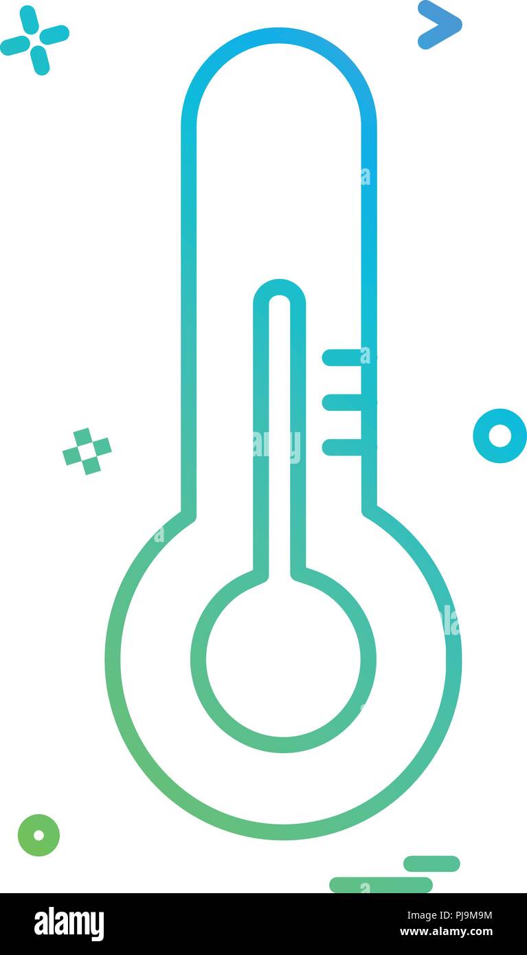 Thermometer icon design vector Stock Vector Image & Art - Alamy