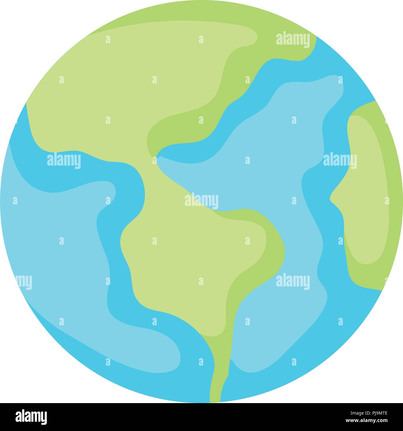 earth planet icon over white background, vector illustration Stock ...