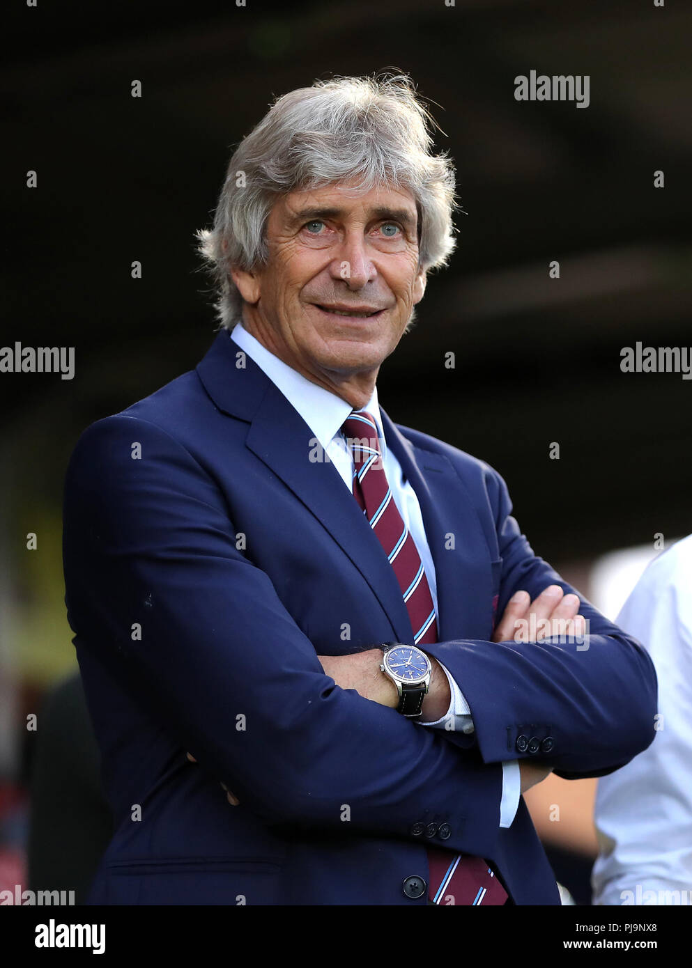 West Ham United manager Manuel Pellegrini Stock Photo - Alamy