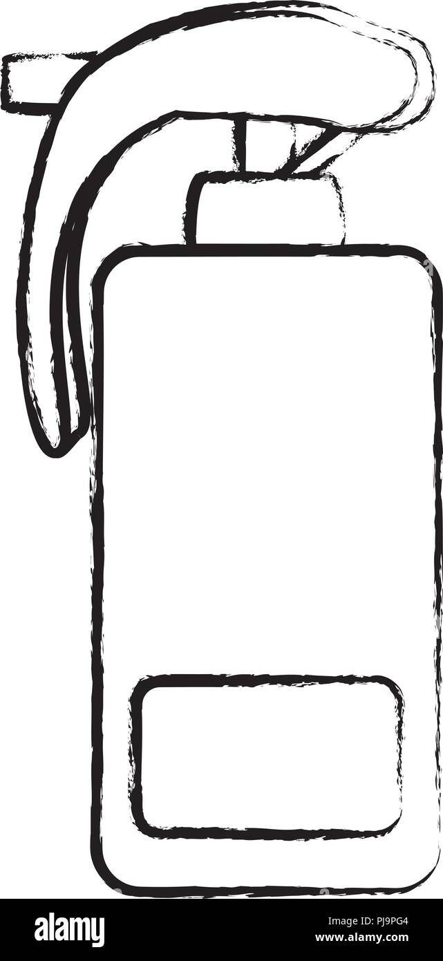 spray bottle icon over white background, vector illustration Stock ...