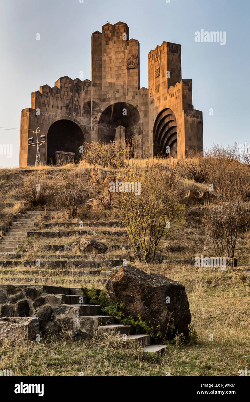 Monument to the Battle of Bash-Aparan (1979), Aparan, Kotayk province,  Armenia Stock Photo - Alamy
