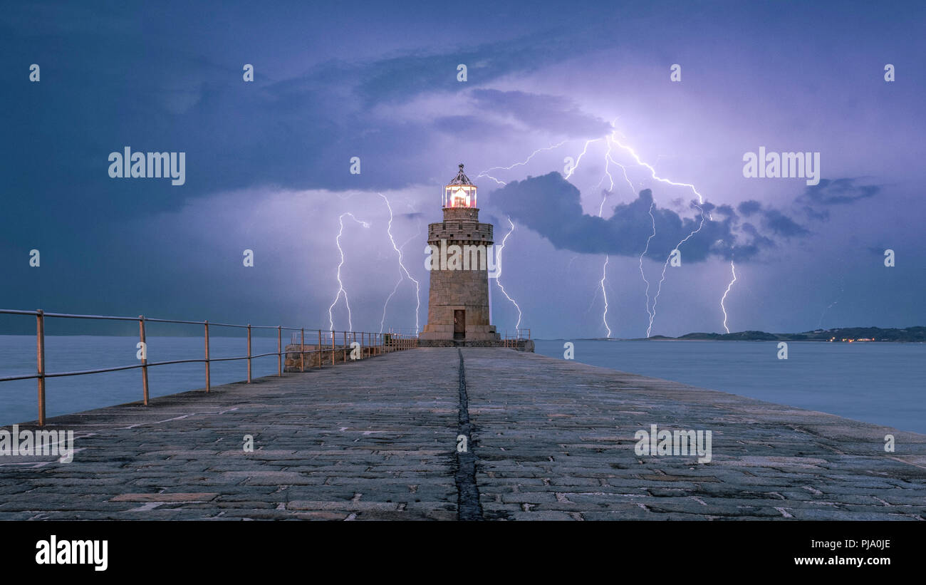 Lightning Storm Stock Photo
