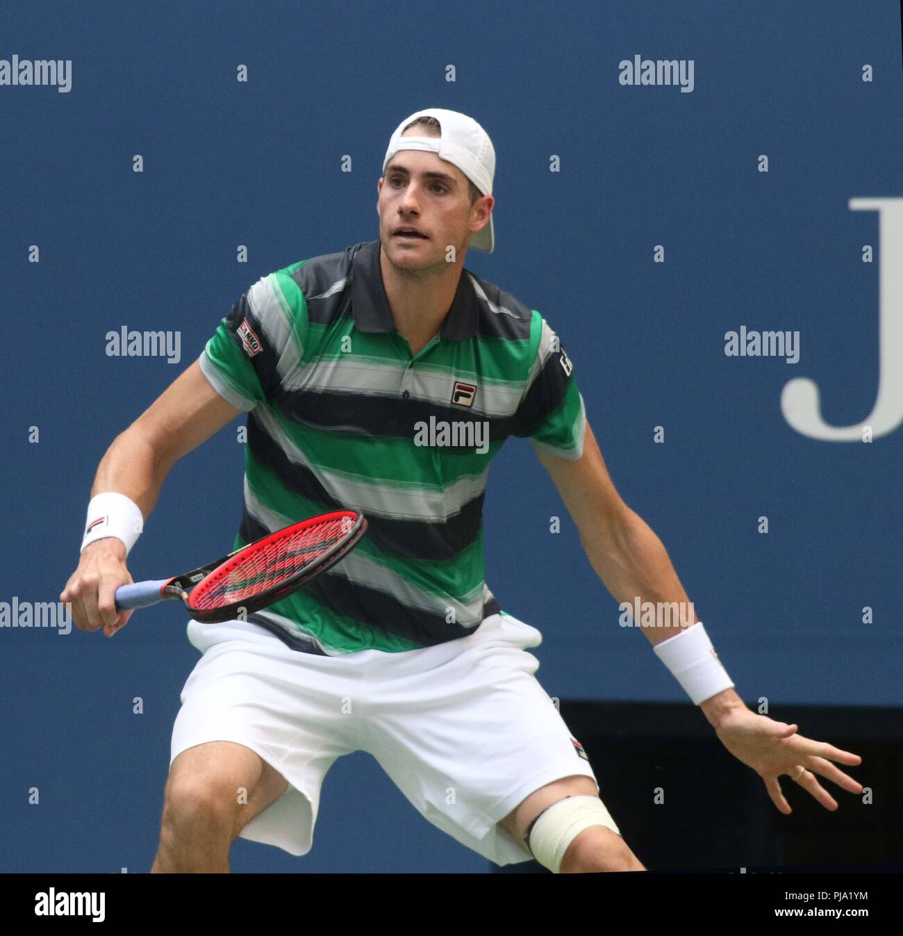 John Isner Tennis US Open. 9-4-2018 Photo by John Barrett/PHOTOlink.net ...