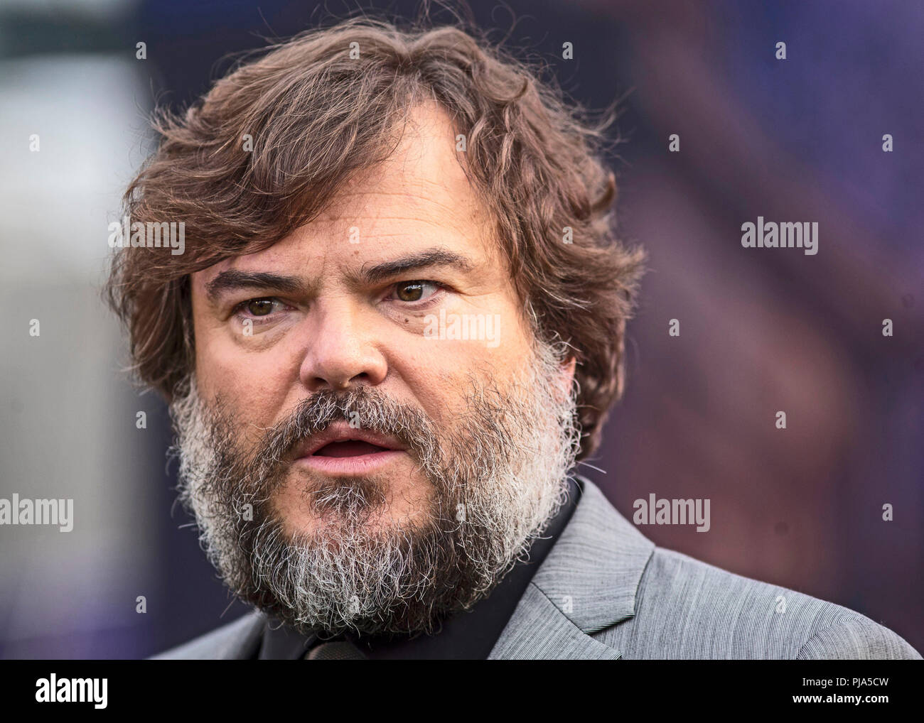Jack Black during the world premiere of The House with a Clock in Its