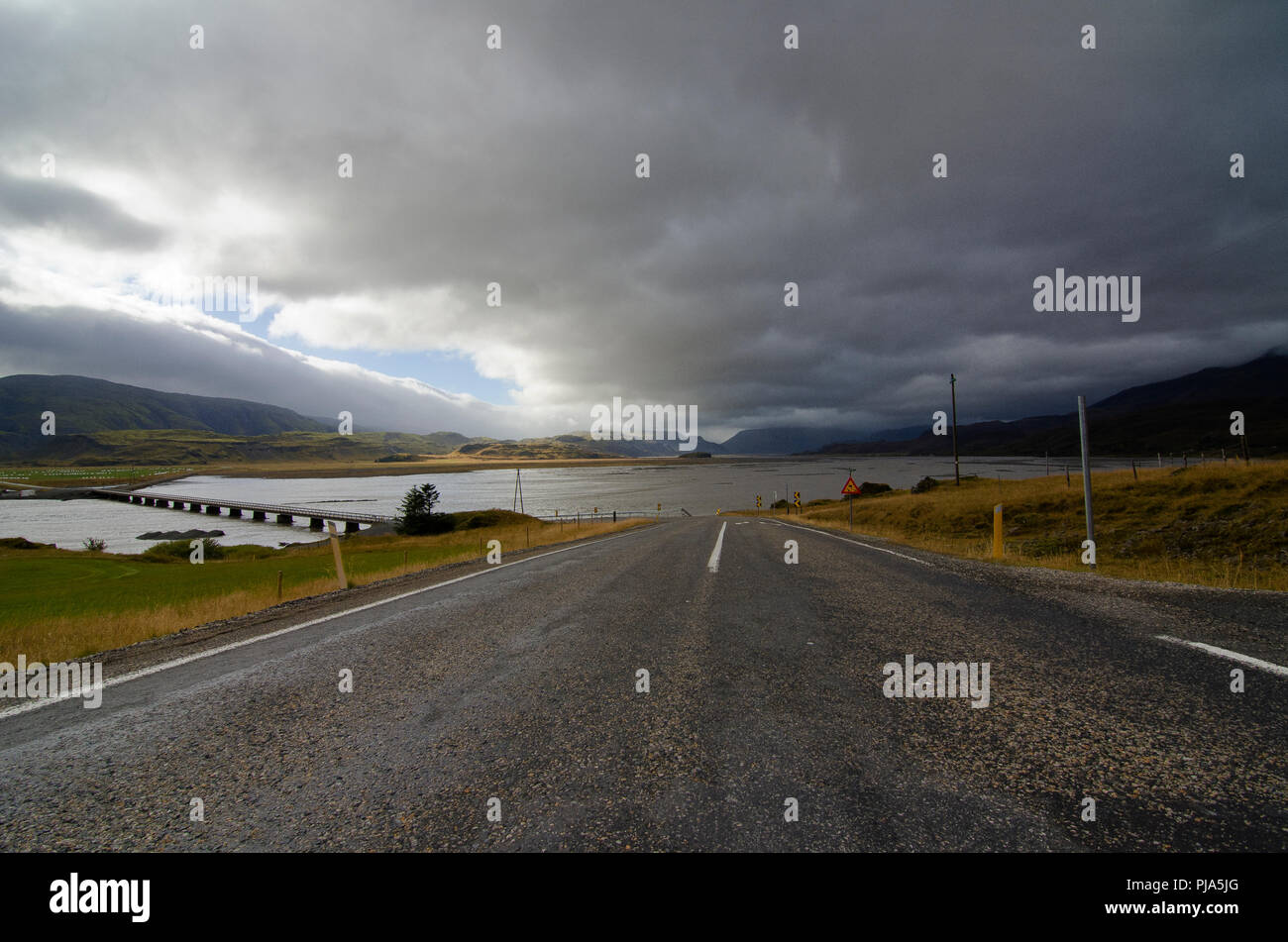 Northern Iceland by road. Travel. Road trip Stock Photo