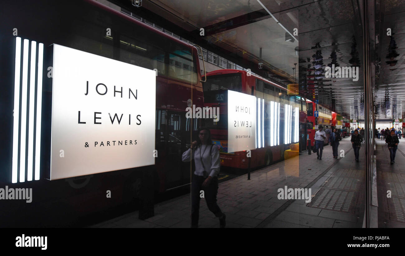 John lewis oxford street rebrand hires stock photography and images