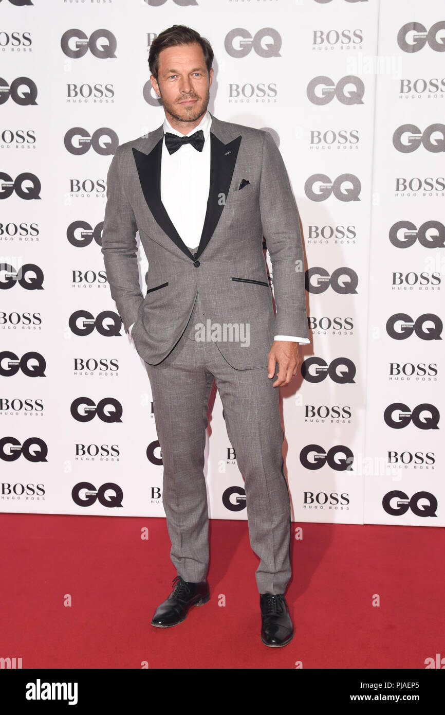 LONDON, UK. September 05, 2018: Paul Sculfor at the GQ Men of the Year Awards 2018 at the Tate Modern, London Credit: Sarah Stewart/Alamy Live News Stock Photo