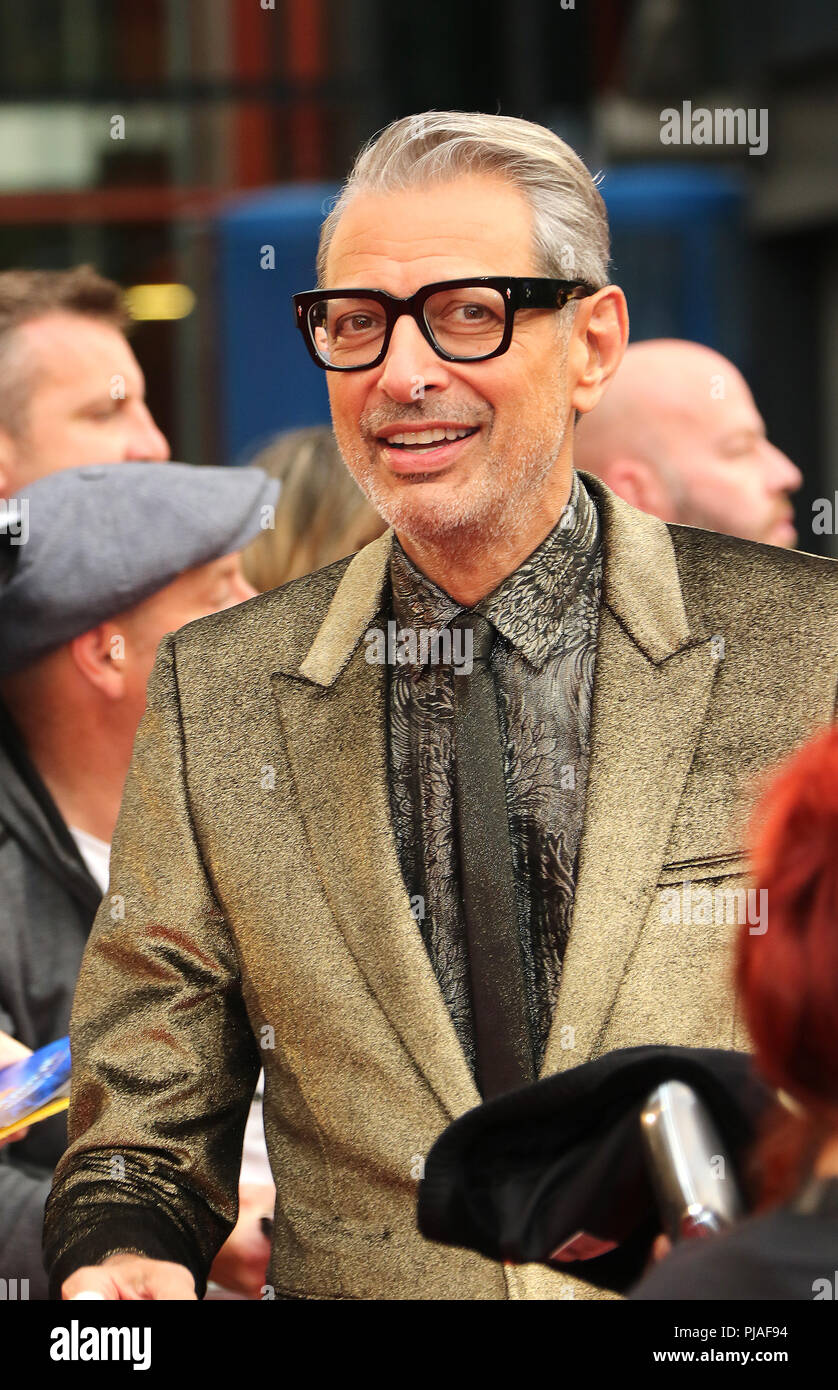 London, UK. 5th September, 2018. Jeff Goldblum, GQ Men Of The Year Awards 2018, Tate Modern, London UK, 05 September 2018, Photo by Richard Goldschmidt Credit: Rich Gold/Alamy Live News Stock Photo