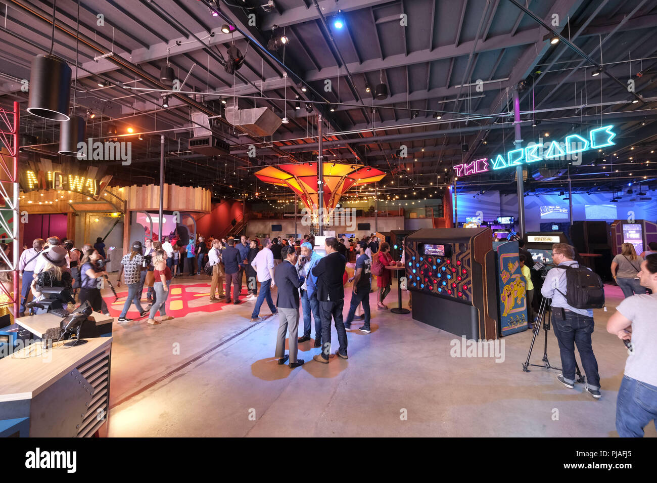 Los Angeles California Usa 5th Sep 2018 People Play - 