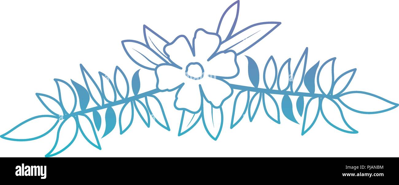 beautiful flower and leafs wreath Stock Vector Image & Art - Alamy