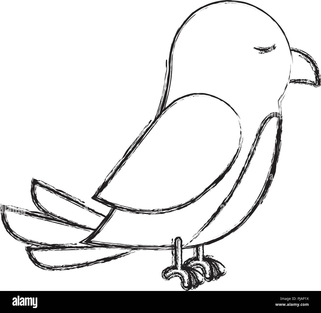 cute bird isolated icon Stock Vector Image & Art - Alamy