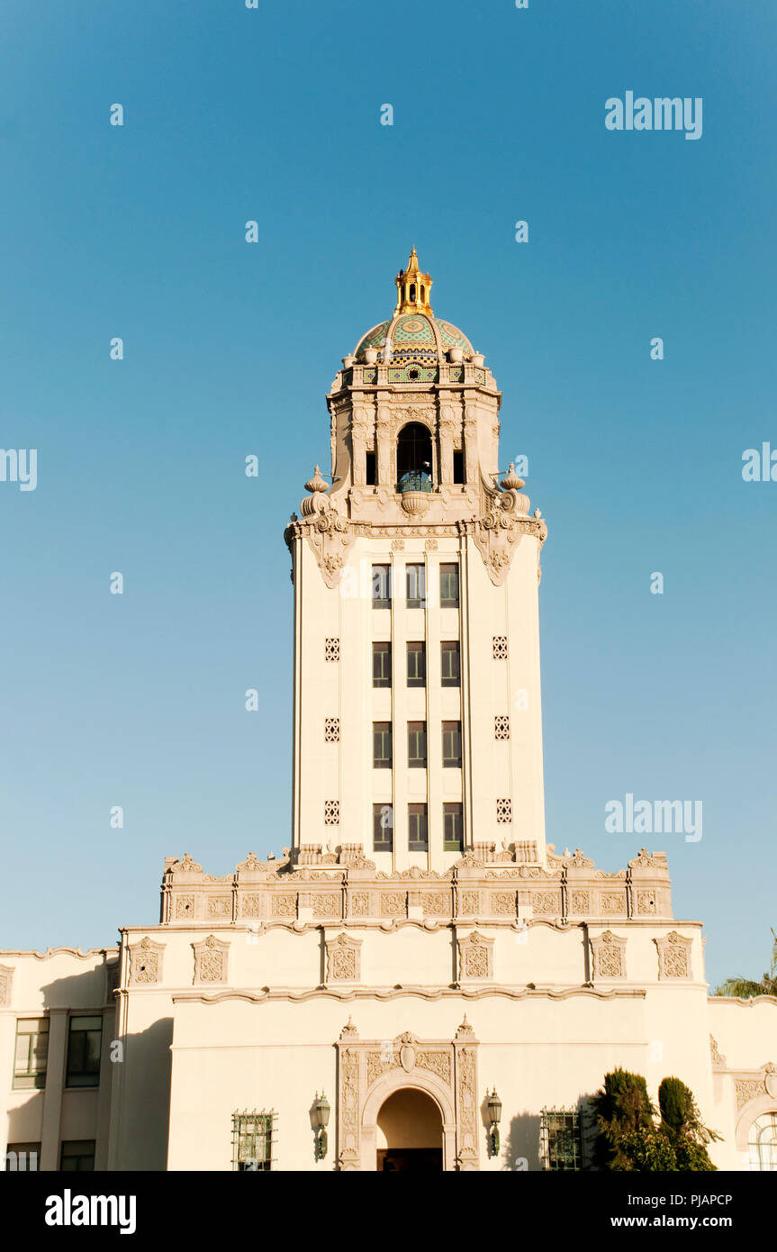 Beverly Hills Police Dept building Stock Photo