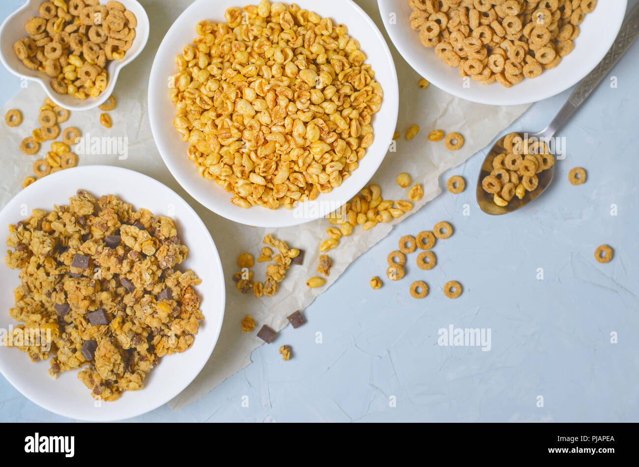 Different Kinds of Cereals, Quick Breakfast, Healthy Snacks, Puffed