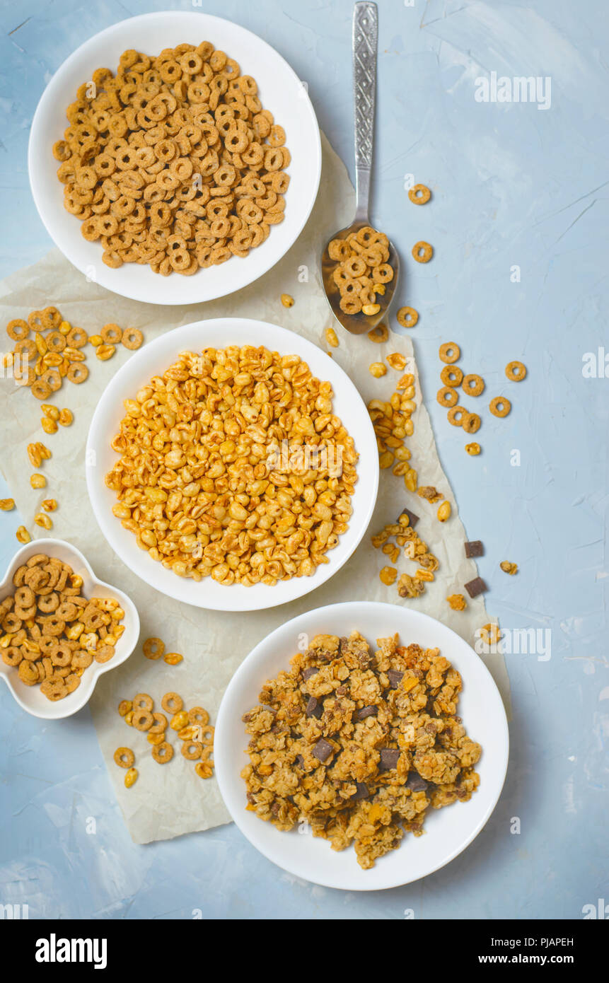 Different Kinds of Cereals, Quick Breakfast, Healthy Snacks, Puffed