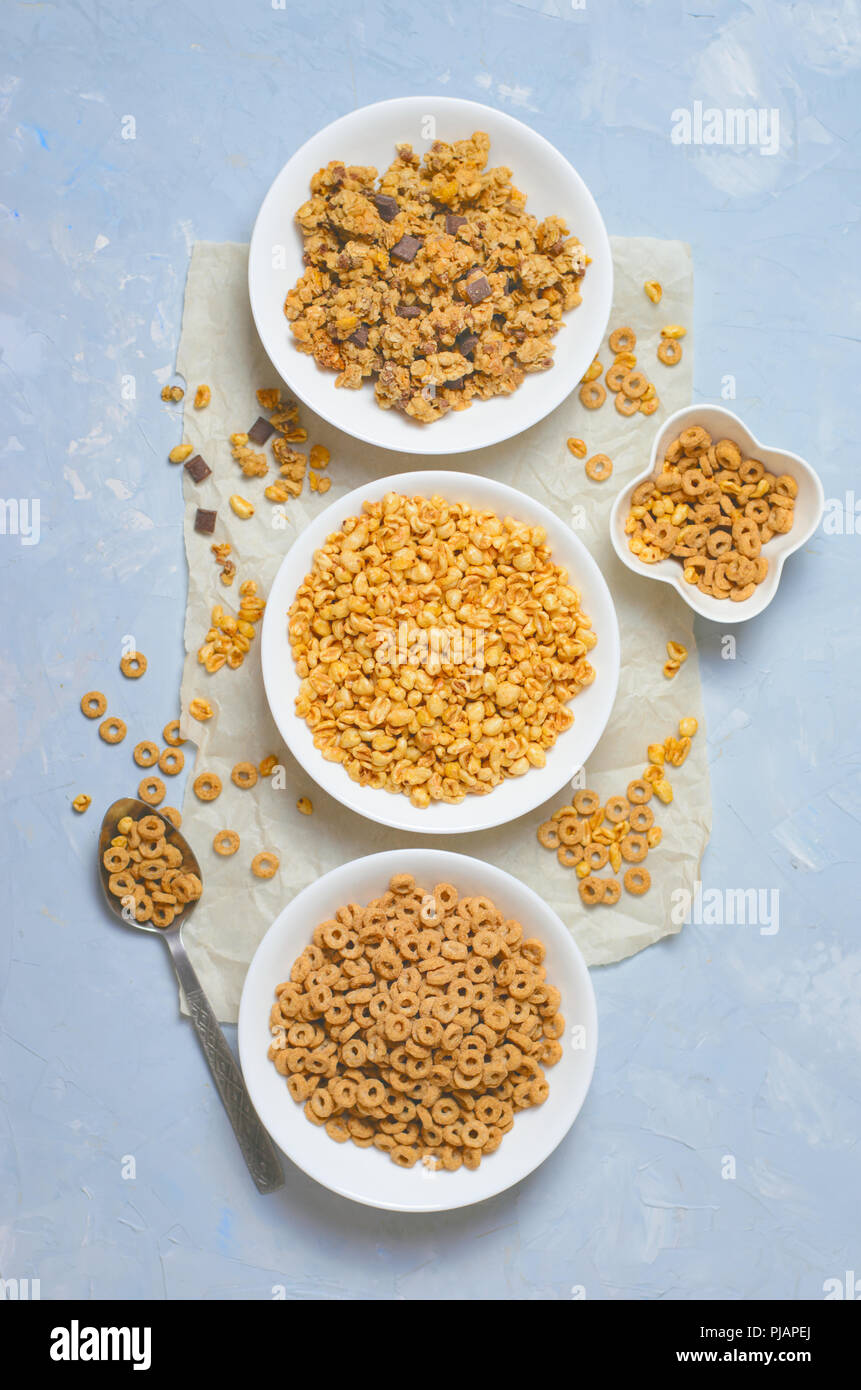 Different Kinds of Cereals, Quick Breakfast, Healthy Snacks, Puffed