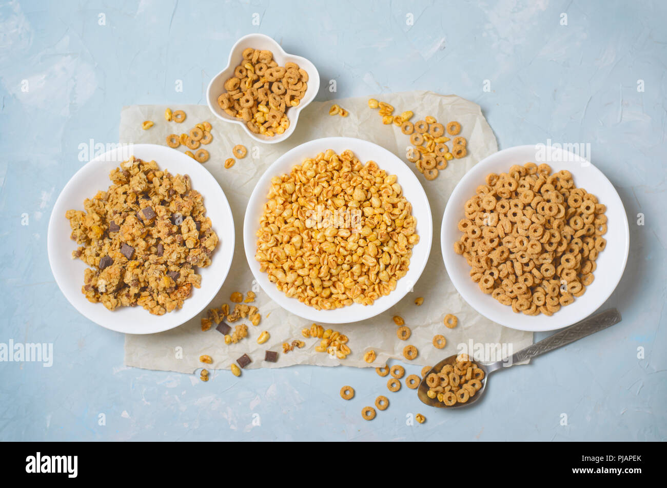 Different Kinds of Cereals, Quick Breakfast, Healthy Snacks, Puffed