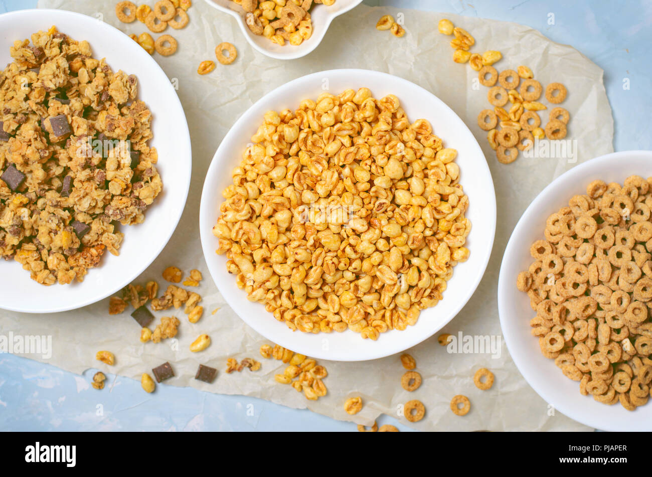 Different Kinds of Cereals, Quick Breakfast, Healthy Snacks, Puffed