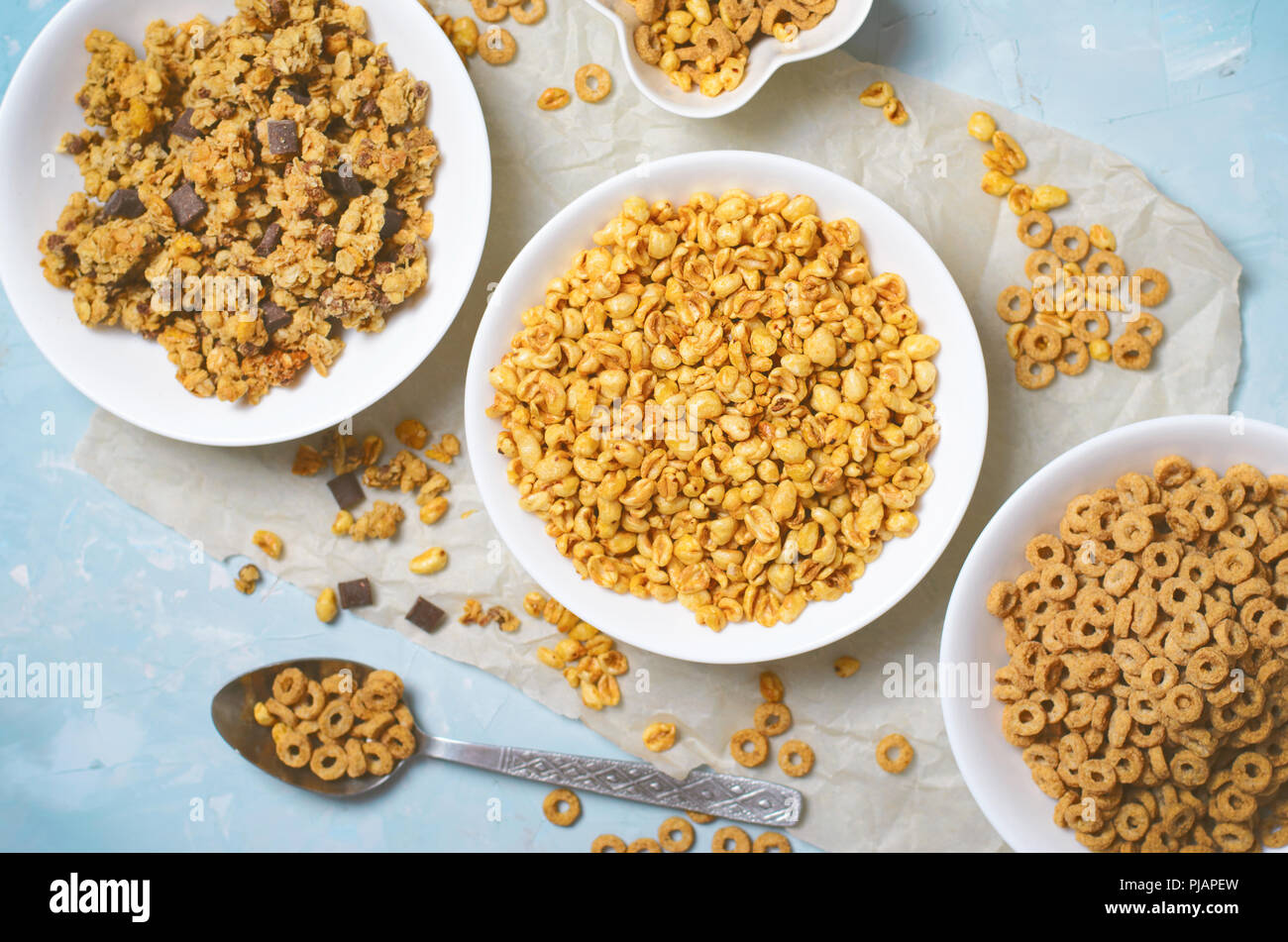 Different Kinds of Cereals, Quick Breakfast, Healthy Snacks, Puffed