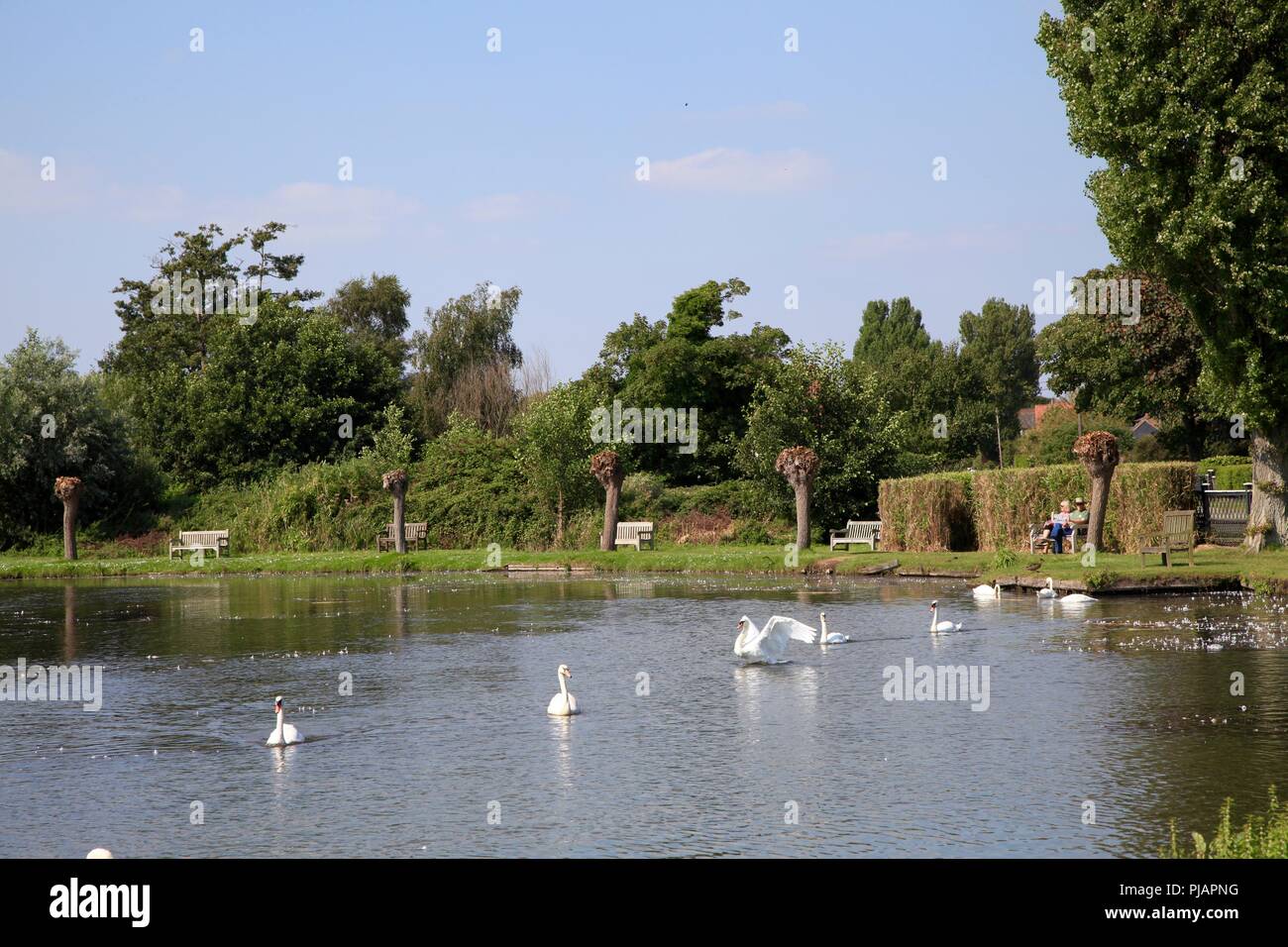 The Meare at Thorpeness Suffolk UK summer 2018 Stock Photo