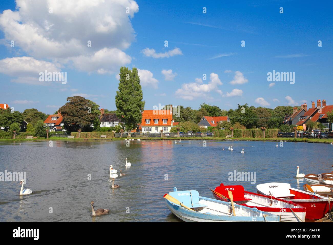 The Meare at Thorpeness Suffolk UK summer 2018 Stock Photo