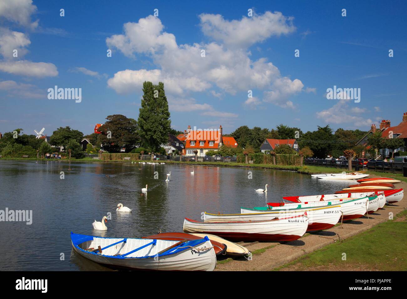The Meare at Thorpeness Suffolk UK summer 2018 Stock Photo