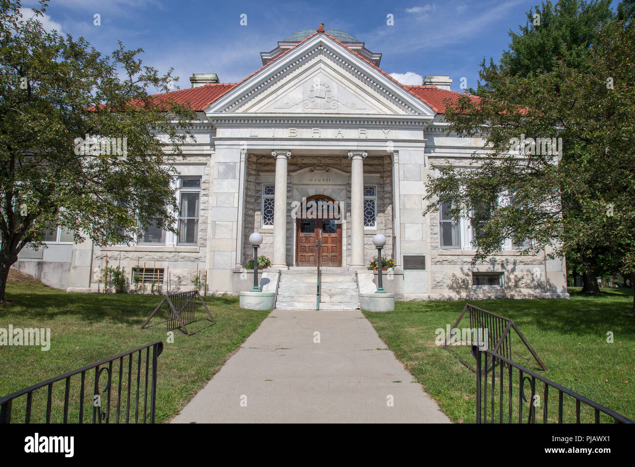 The Lee, MA public library Stock Photo - Alamy