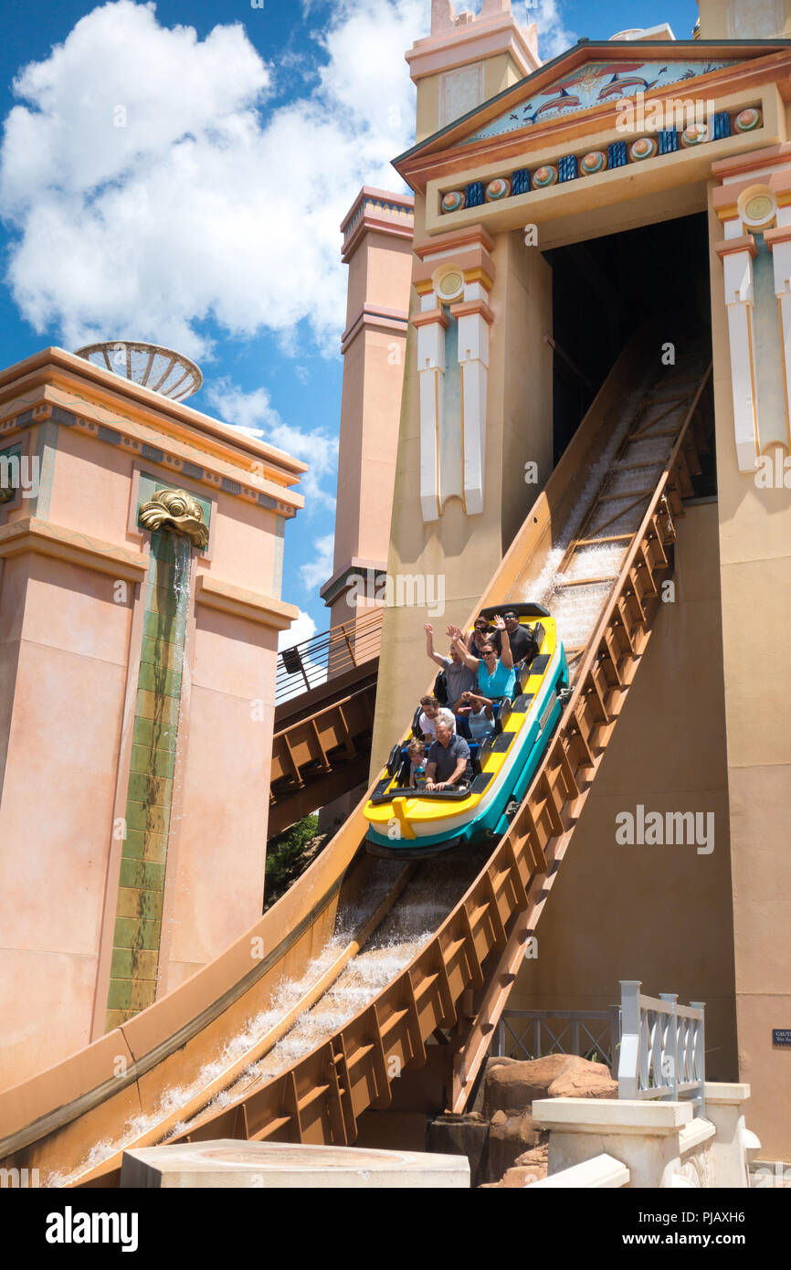 Journey to Atlantis® Water Coaster Attraction
