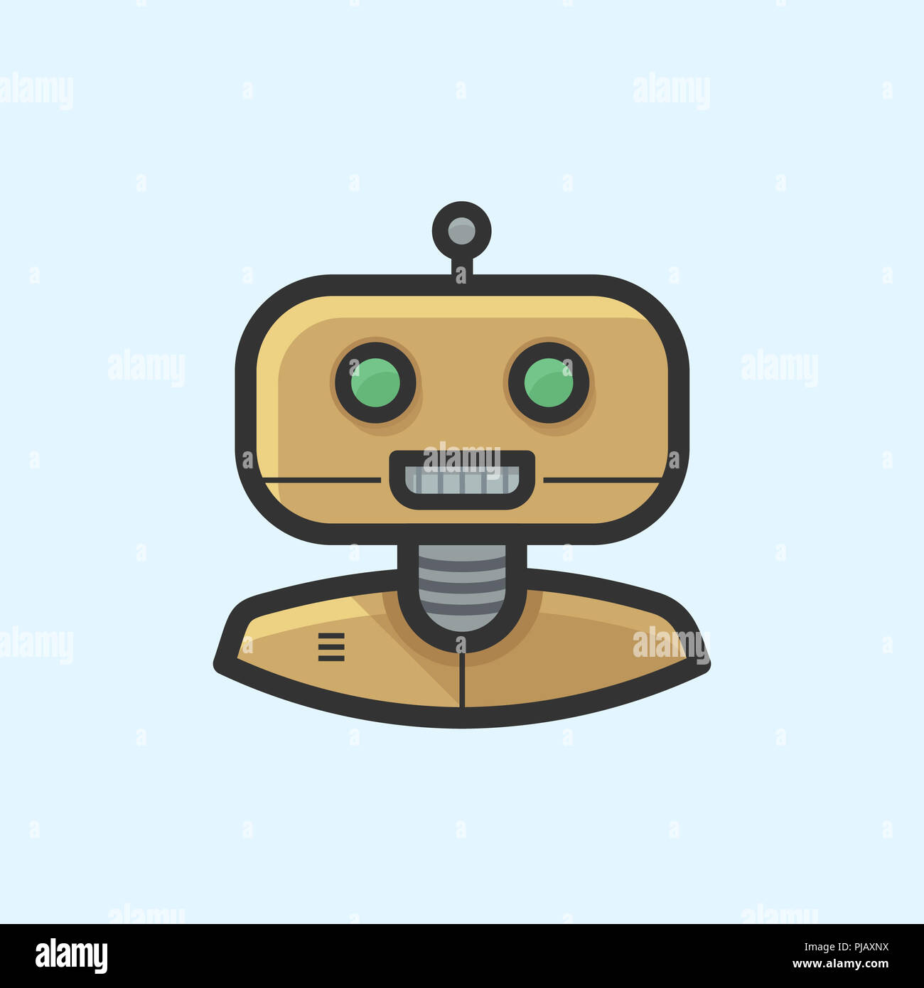 Cartoon Gold Robot Head High Resolution Stock Photography And Images Alamy Cartoon Gold Robot Head High Resolution Stock Photography And Images Alamy