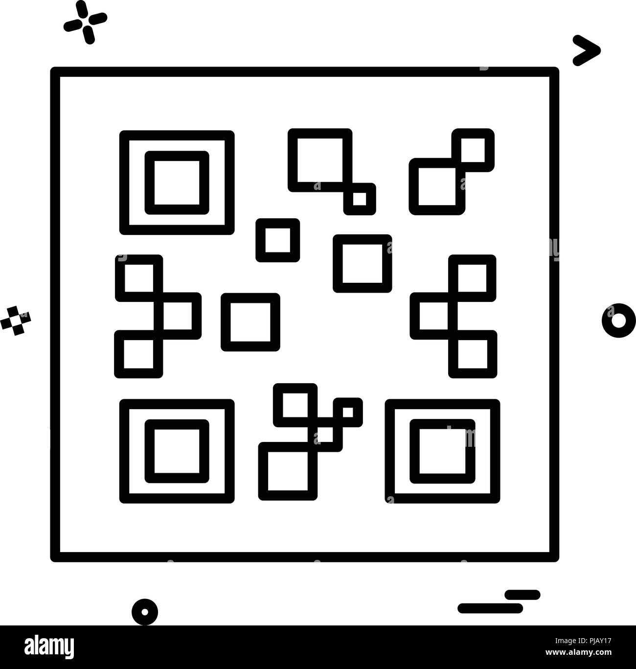 QR code icon design vector Stock Vector Image & Art Alamy