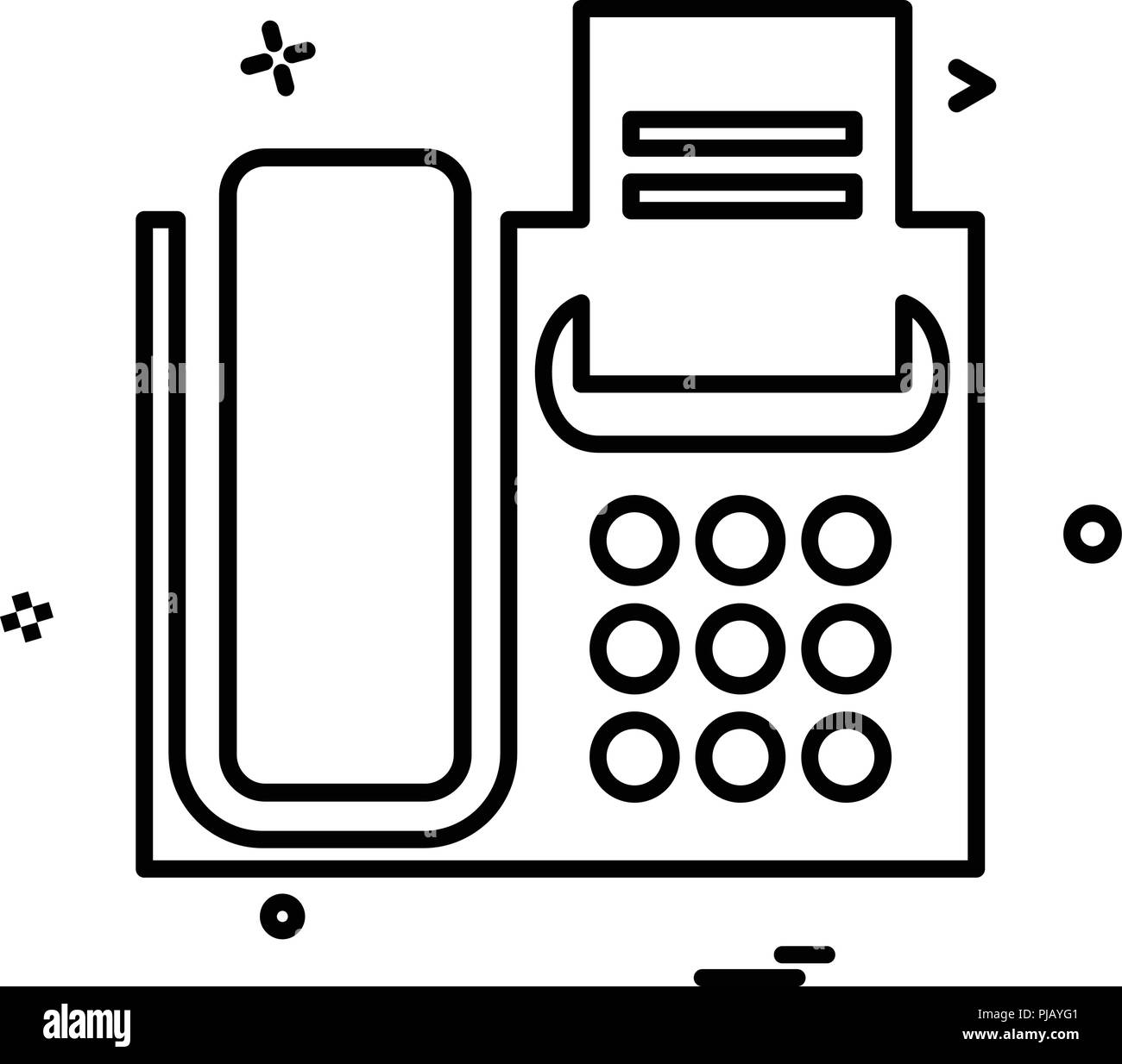 Phone icon design vector Stock Vector Image & Art - Alamy