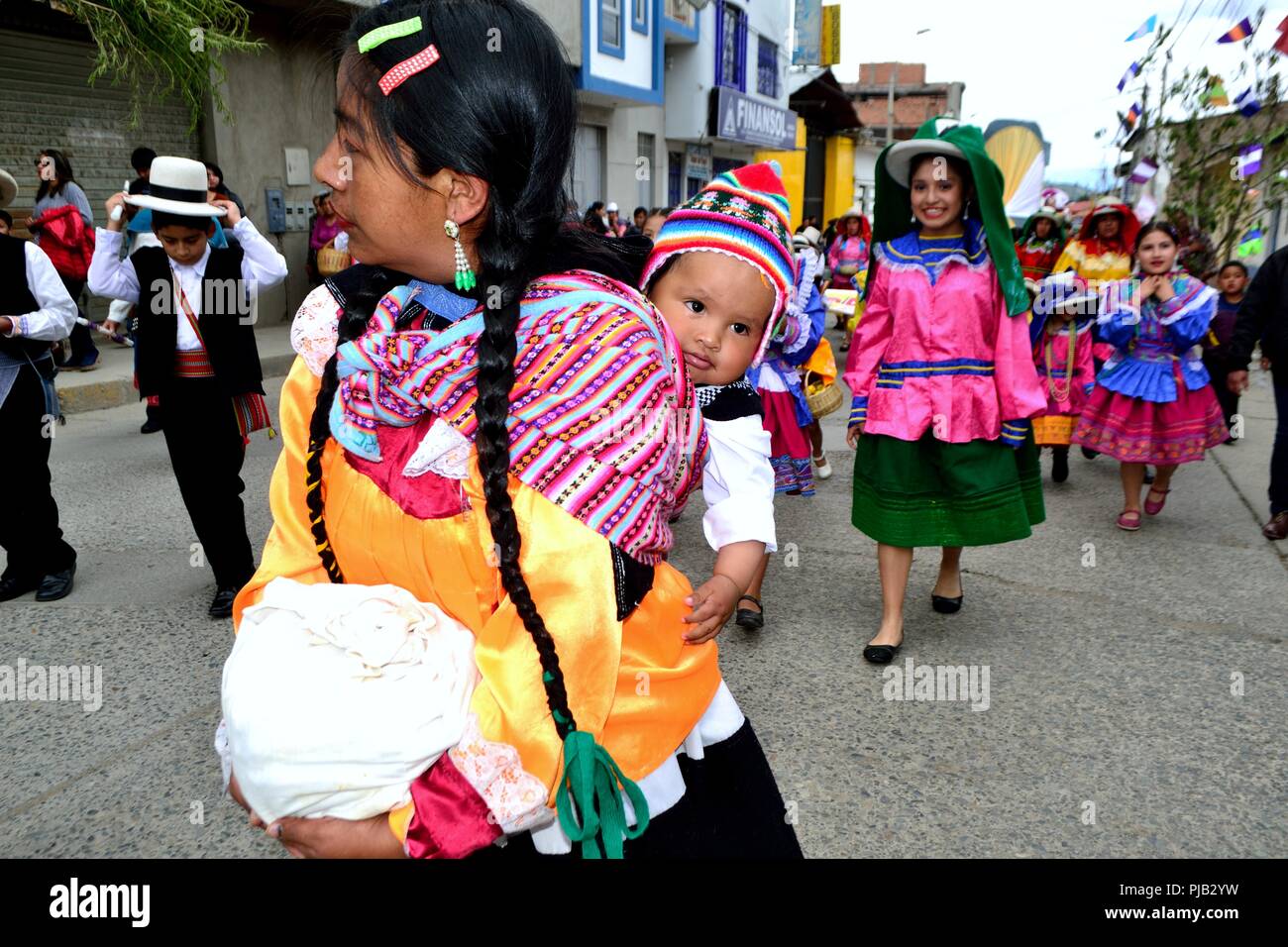 Virgen de la Candelaria - Carnival in HUARAZ. Department of Ancash.PERU ...