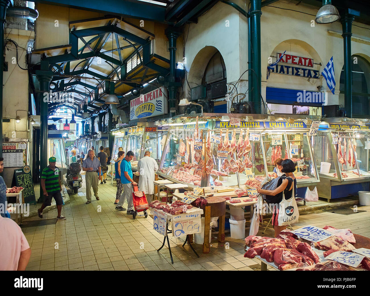 Varvakios market athens hires stock photography and images Alamy
